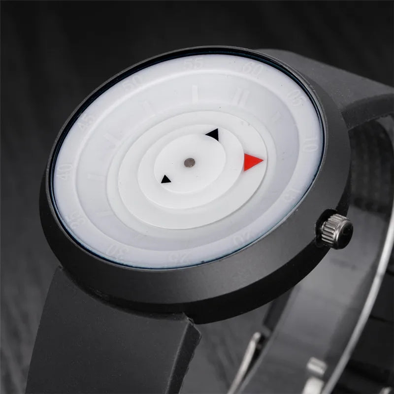 Men Cool Unique Designer Watches Reloj Hombre Boys Fashion Casual Rubber Band Quartz Cheap Watch Erkek Barato Saat Montre Homme
