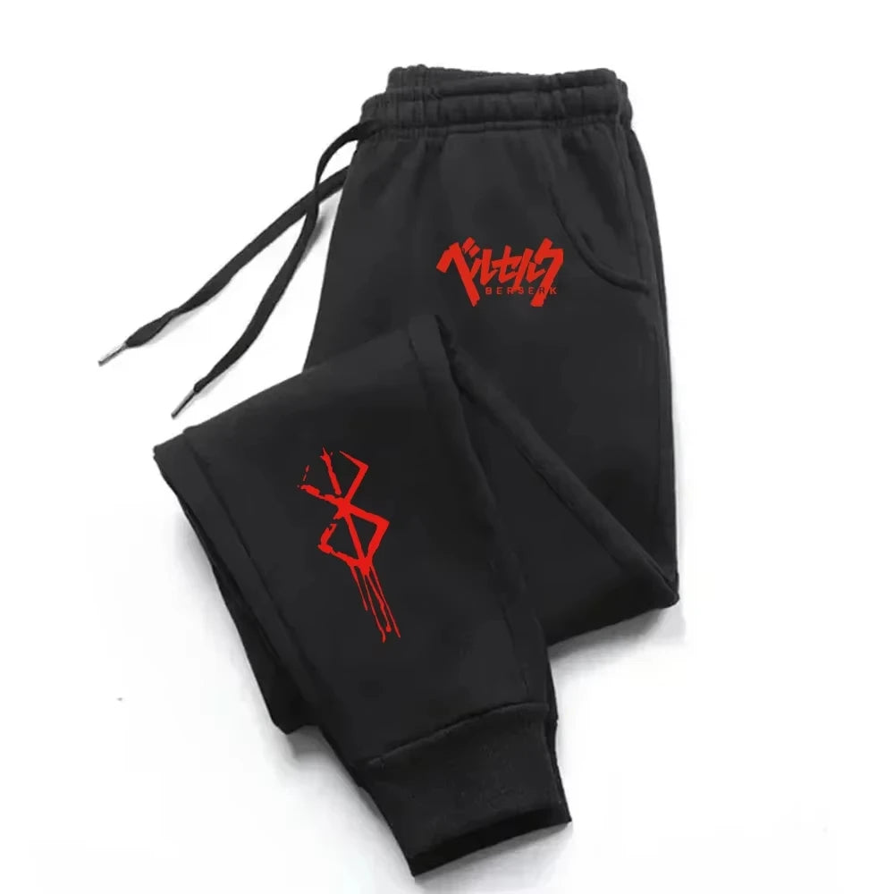 Men's Tracksuit Pants Jogger Track Sweatpants Spring Autumn Fleece Pants Men Clothing Gym Sports  Loose Winter Trousers WK026