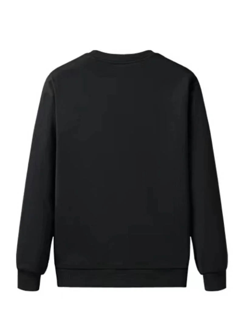 Mamokrak Men's New Fleece Hoody Casual Home Social Warm Loose Large Size Trend Solid Color Sports Comfortable Top