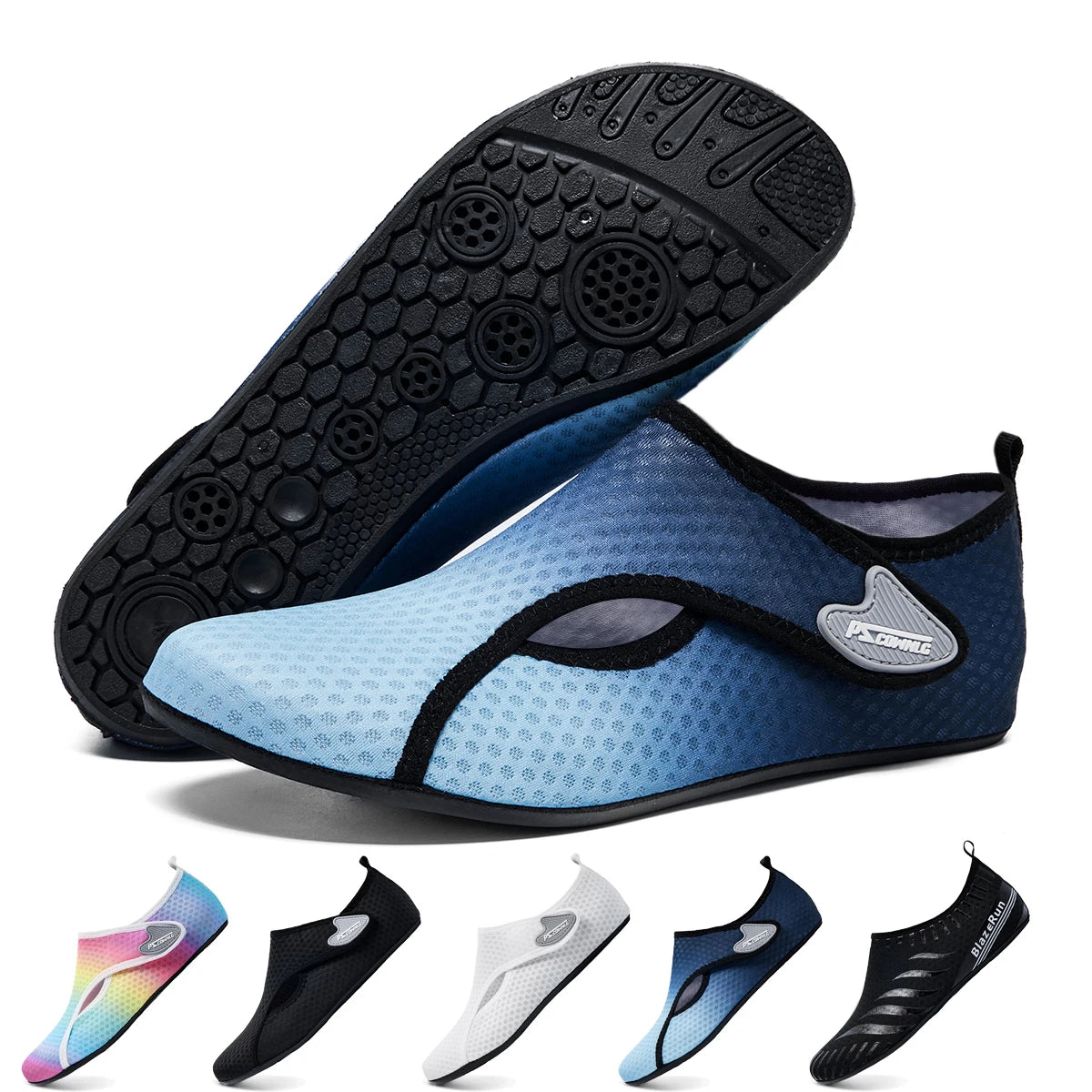 Water Sports Shoes Barefoot Quick-Dry Aqua Yoga Socks Slip-on for Men Women