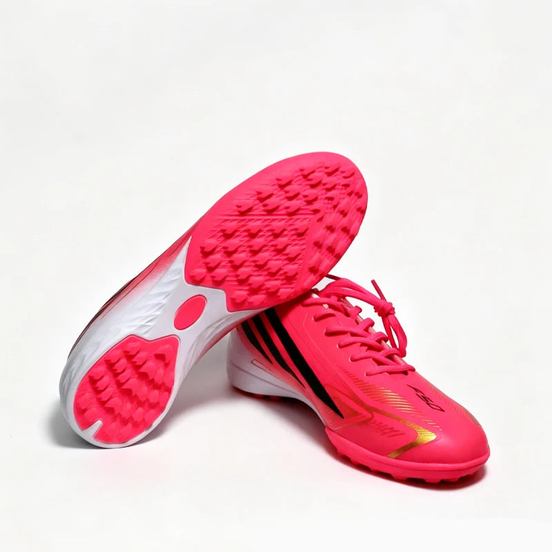 2026 NEW Soccer Shoes Mens Training Non-Slip Turf Soccer Cleats Boys TF/FG Football Sneakers Chuteira Campo 33-45