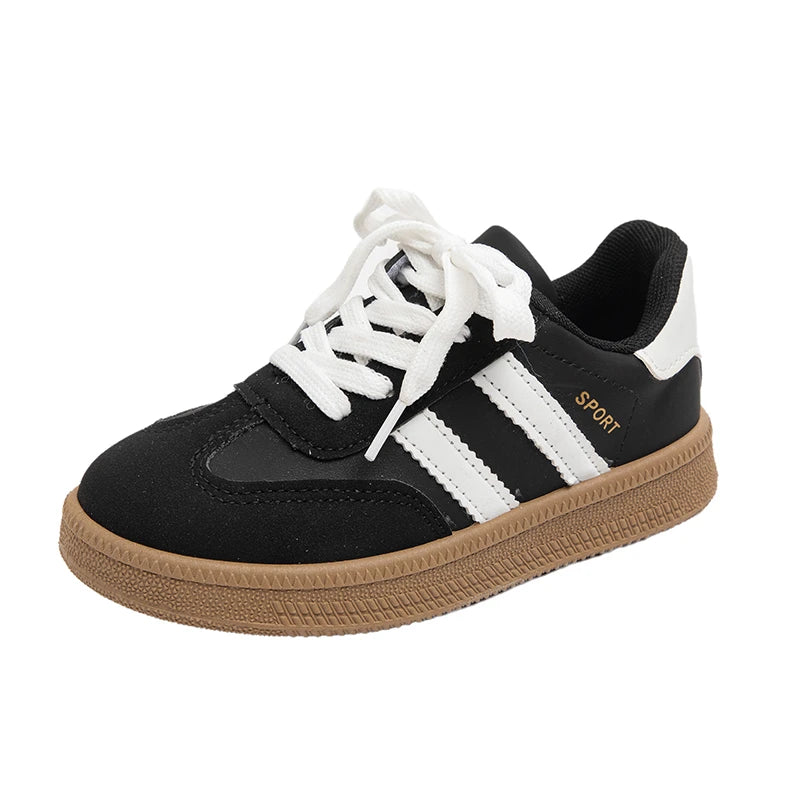 Children's Board Shoes Boys Sneakers 3-18 Years Old Khaki Boys Girls Single Shoes Four Seasons Non-slip Kids De Training Shoes