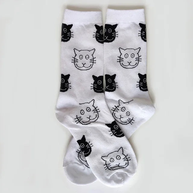 NEW Crew Fashion Funny Women Socks Border Collie Schnauzer Lab Scottie Beagle Boxer Pug Bulldog Sheltie Golden Doodle Retriever