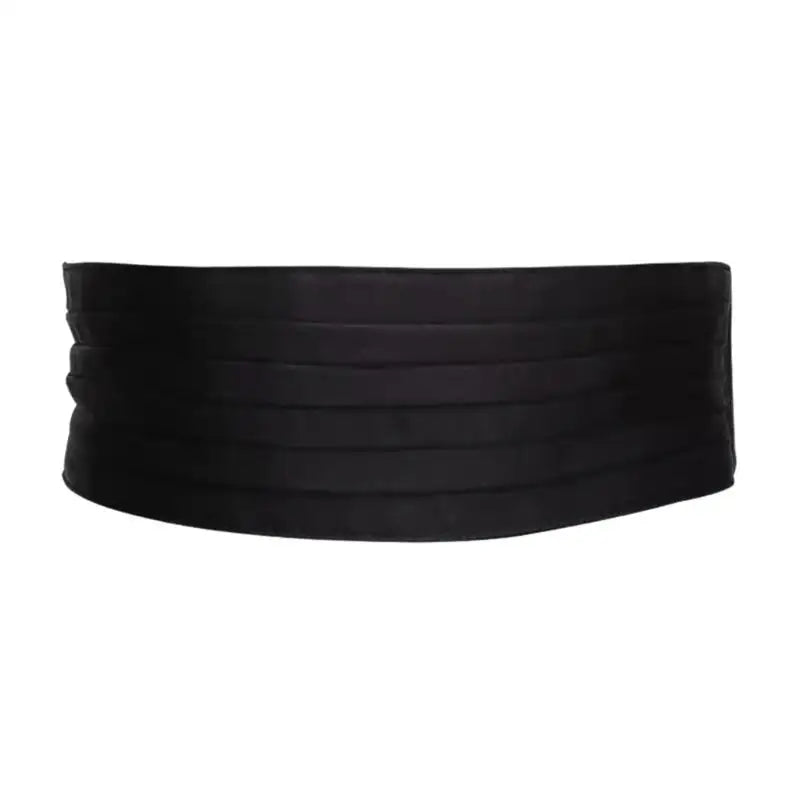 39BD Waist Belt Wide Belts Stylish Weaving Cloth Decorative Waistband for Women Dress