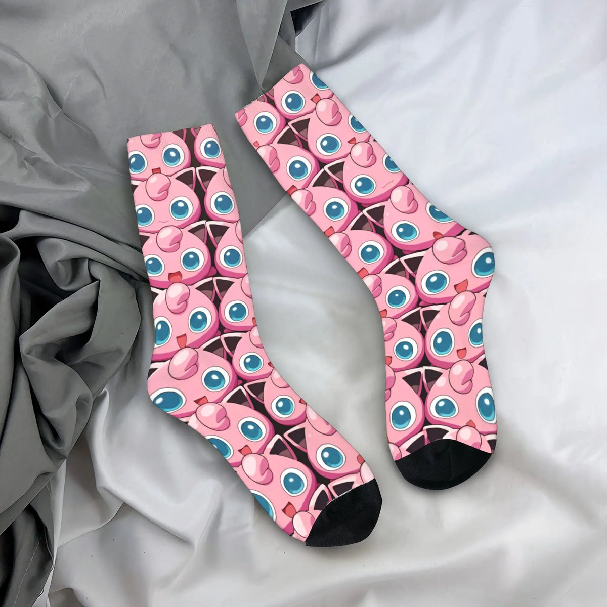 Happy Funny Male Men Socks Hip Hop Pokemons Cartoon Gengar Sock Polyester  Graphic Women's Socks Spring Summer Autumn Winter