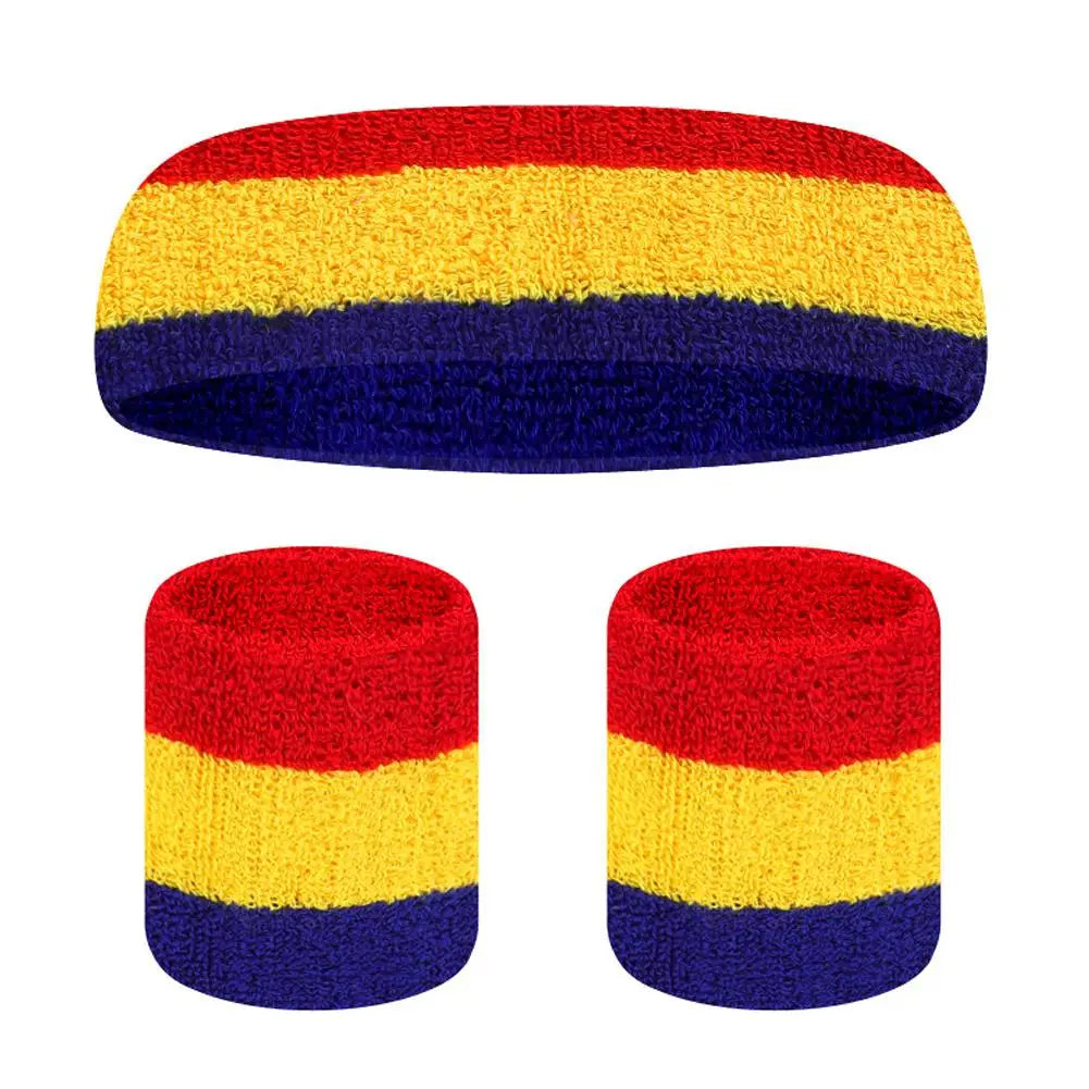Sweat Band Headband Wristbands Hot Athletic Warm Headscarf Towel Headband Sports Equipment For Basketball, Tennis, And Badminton