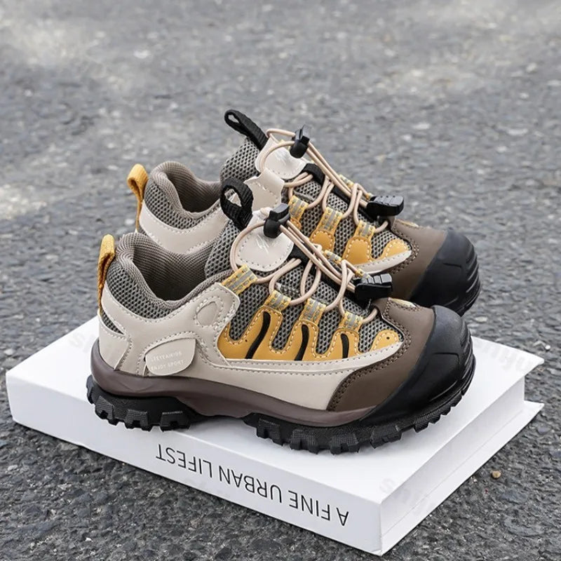 Children Casual Sports Shoes 2025 Autumn Comfortable Anti Slip Outdoor Breathable Boys Running Shoes Fashion Girls Walking Shoes