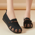 Women Knit Mesh Loafers Slip‑on Flat Shoes Breathable Lightweight Non‑slip Daily Casual Walking Footwear