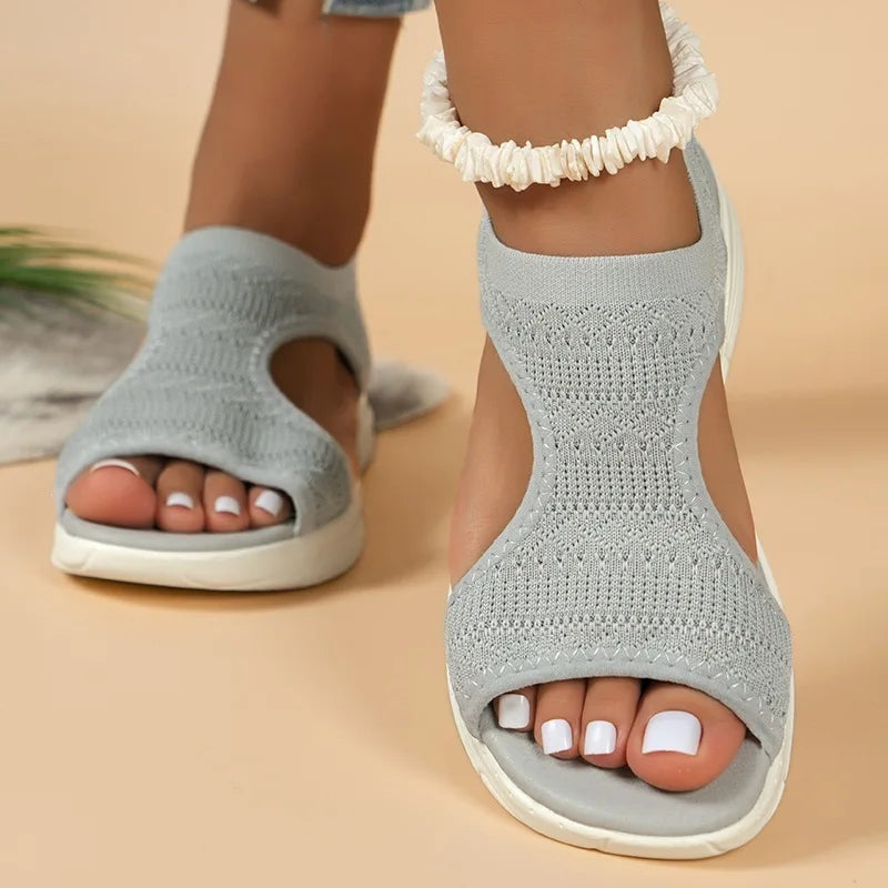 Orthopedic Sandals for Women in Summer, Comfortable Hiking, Non Slip Sports Sandals, Wide Footed Outdoor Leisure, Mesh Sandals