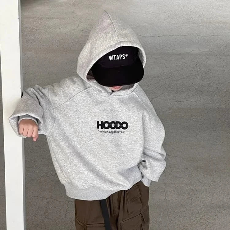 Winter/ Autumn children's Korean-style hooded sweatshirt. Boys'and girls' comfortable,breathable,large-sized and warm outerwear.