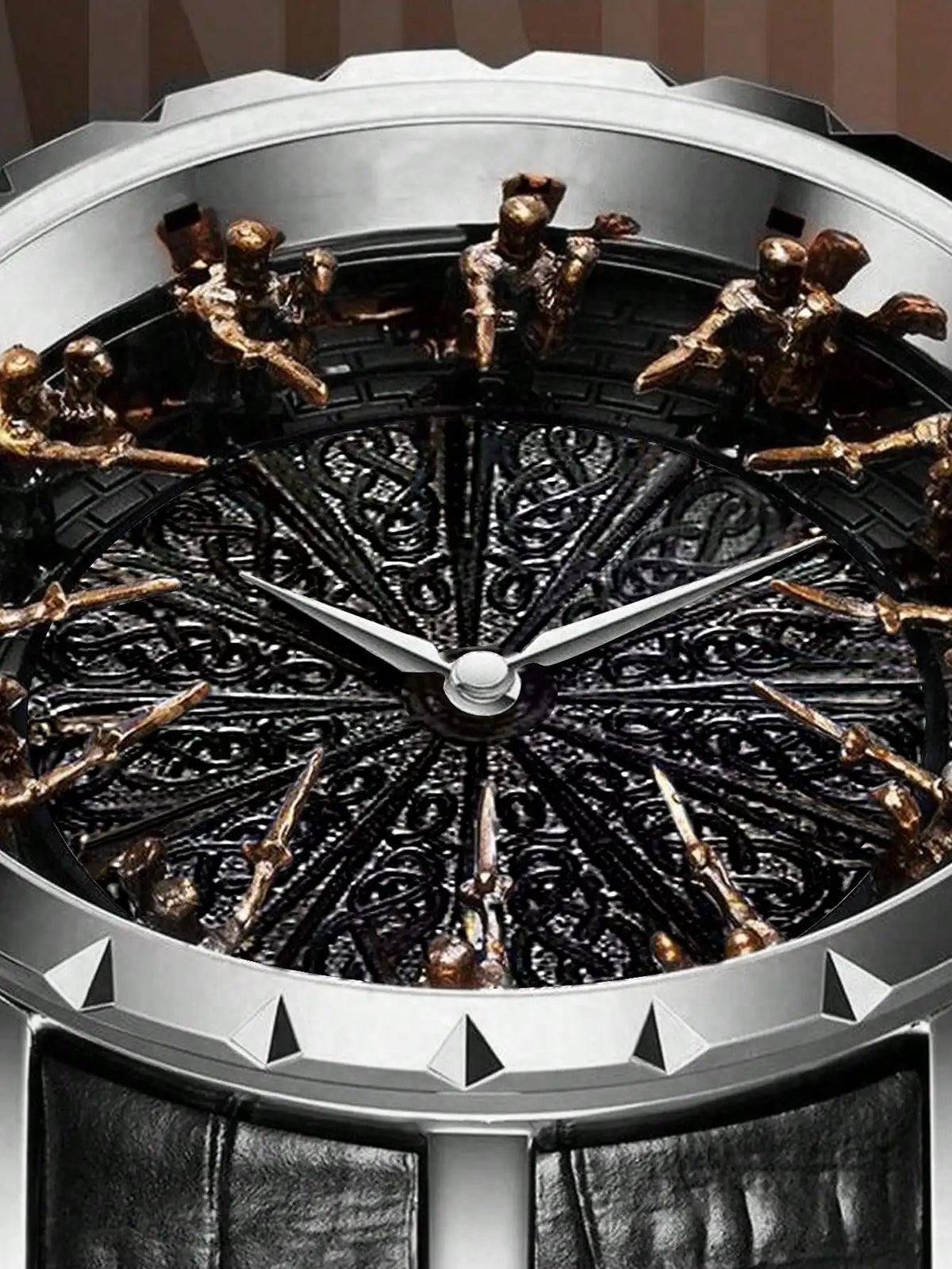 New Watch for Men with Retro Style and Simple Personality, Practical Belt, Large Dial, Fully Automatic Quartz Watch for Men