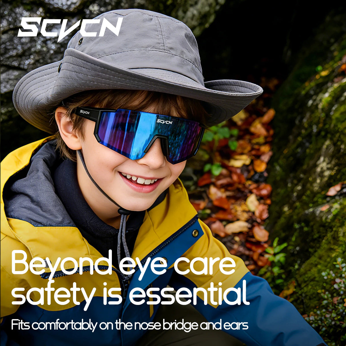 SCVCN Children Sports Glasses Kids Road Bikes Cycling Eyewear Photochromic UV400 Goggles Outdoor Cycling Teenager Sunglasses