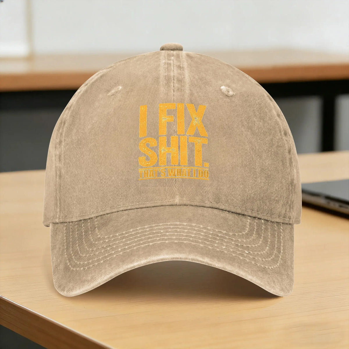 I Fix Shit That's What I Do Tshirt Mechanic Father Dad Baseball Cap Men Adult Print Hip Hop Hats Summer Baseball Caps