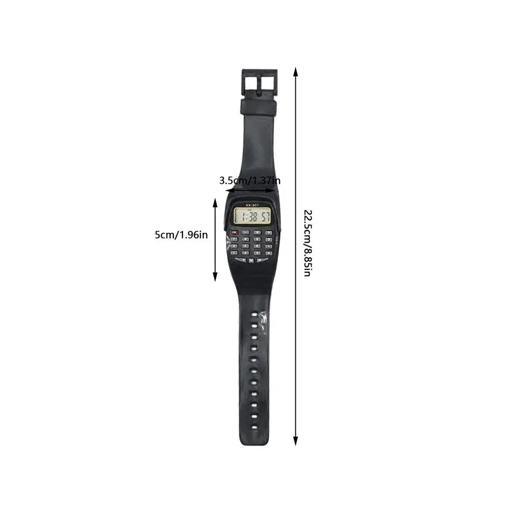 Classic Children Watch For Kids LCD Screen Date Electronic Watch Wrist Watch Electronic Calculator Calculator Watch