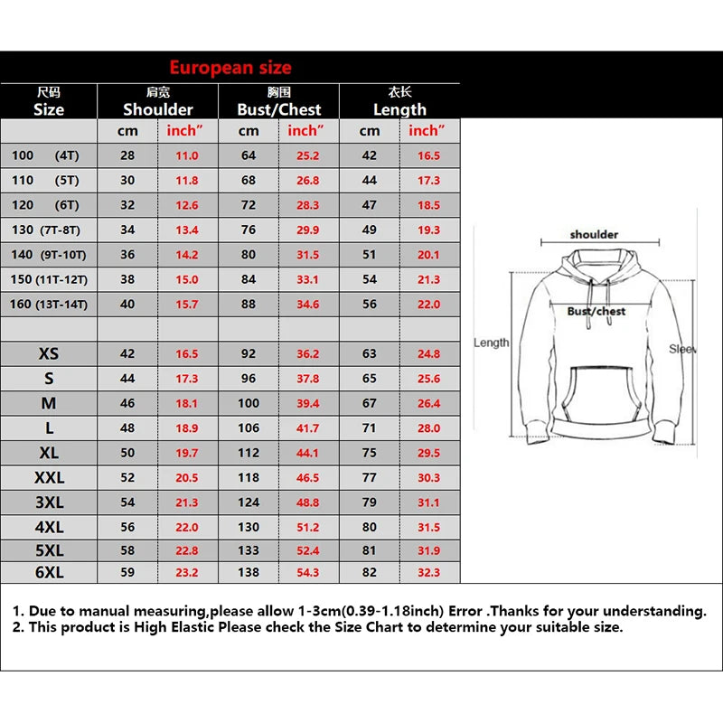 Fierce Dinosaur 3D Print Hoodie Men Children Clothing Long Sleeve Pullover Coat Harajuku Streetwear Autumn Casual Trend Hoodies
