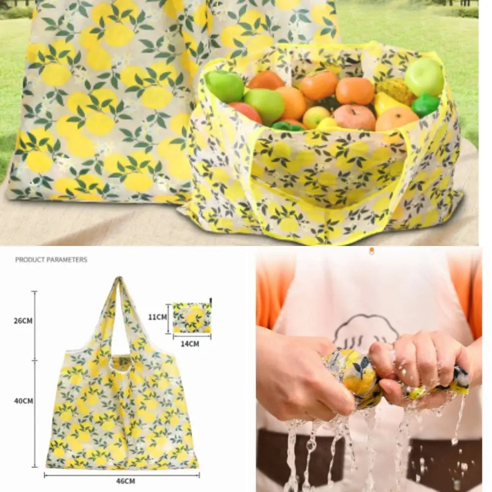 Multiple Styles Large Capacity Folding Shopping Bag Lightweight Washable Recycle Tote Bag Eco-Friendly Portable Storage Bag