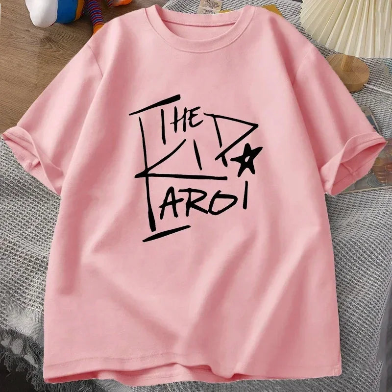 The Kid Laroi T-shirt Women's Tops Summer Short Sleeve Tee Women Clothing Tees Print O-neck T-shirts Clothes