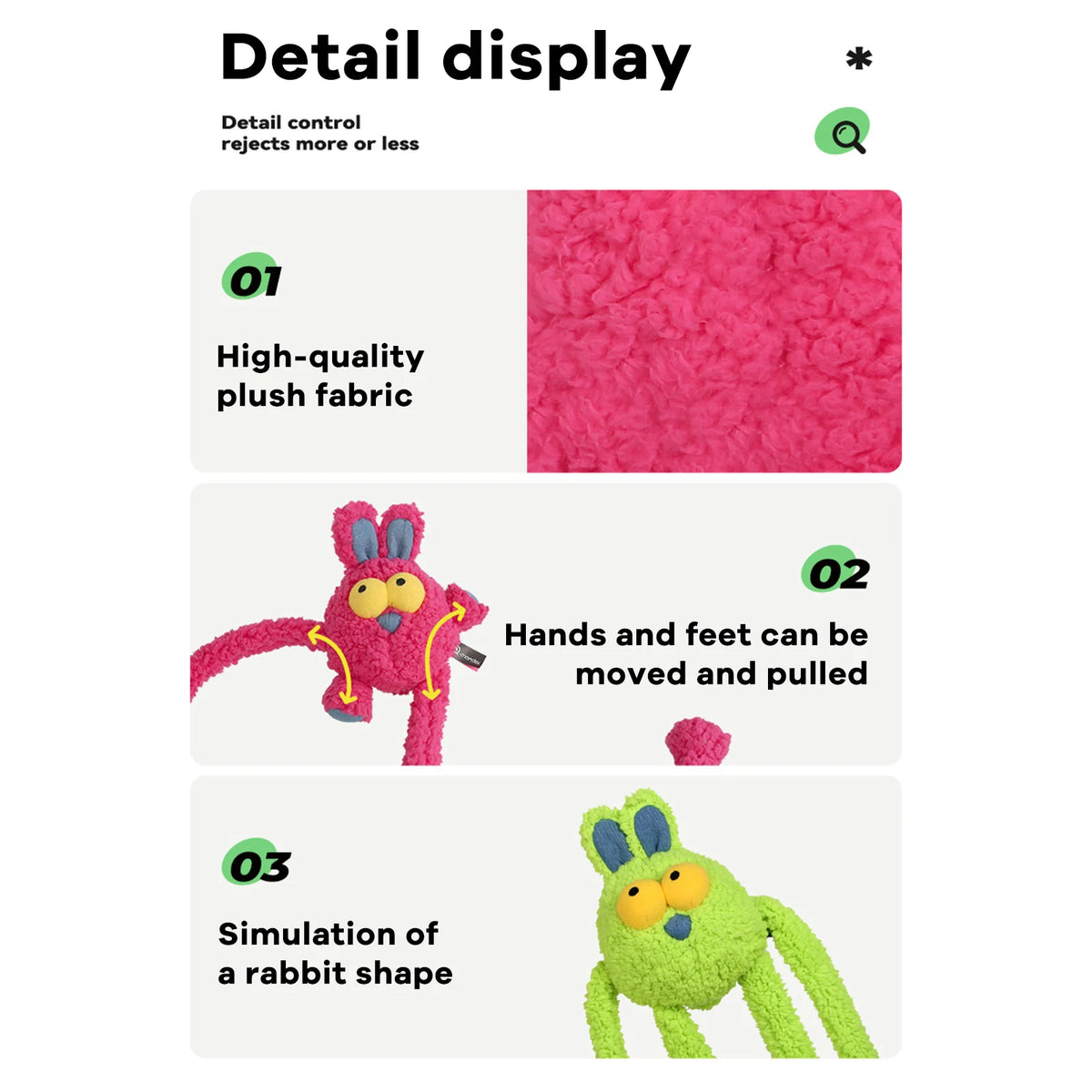 Pet Dog Chew Toys Squeaky Plush Sounding Toy Dogs Funny Sounding Interactive Pull Plush Dogs Toys For Training And Entertaining