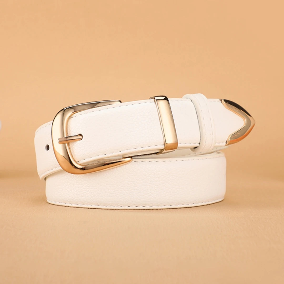 New Women Belts A Solid Color Casual, Retro and Elegant PU  Jeans and Coats Belt, Suitable for All Four Seasons Unisex Belts