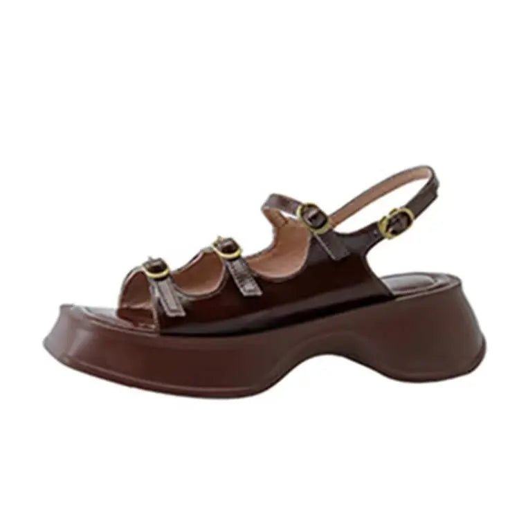 Women's Sandals 2026 Summer New Platform Sandals Fashion Casual Wedge Sandals for Women Open Toe Beach Sandalias Sandalias Mujer
