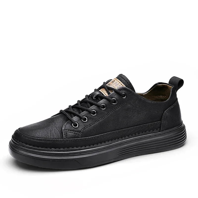 Spring Men's Loafers Shoes Casual Shoes for Men Leather Sneakers Classic Men's Sneakers Platform Slip on New Comfort Flat Shoes