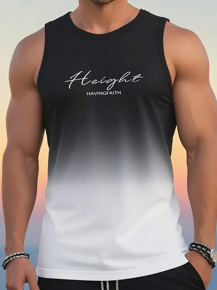 Summer Daily Casual Men's Tank Top Urban Street Fashion Men's Tank Top Outdoor Sport Men's Sleeveless T-shirt 3D Printing