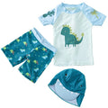Swimsuit Boys UPF50 Baby Swimwear Shark Dinosaur UV Bathing Suit for Boy 3 Pcs Toddler Surfing Diving Suit Children's Rash Guard