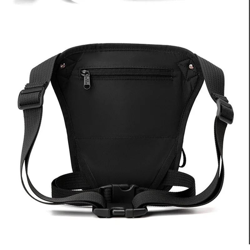 Men Drop Leg Bag Waist Fanny Pack Cross Body Bag Motorcycle Rider Travel Hiking Outdoor Sports Multi-Pocket Thigh Hip Belt Bags
