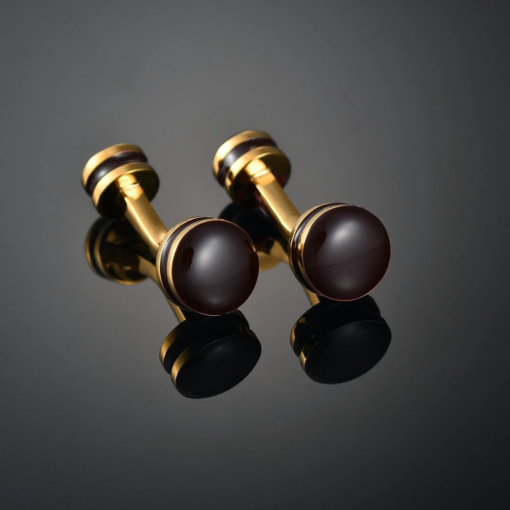 High Qualit Men's Jewelry Cufflinks Luxury Design Leather/Deer/Gold Bar/Fish/Bike Cufflinks French Shirt Gemelos