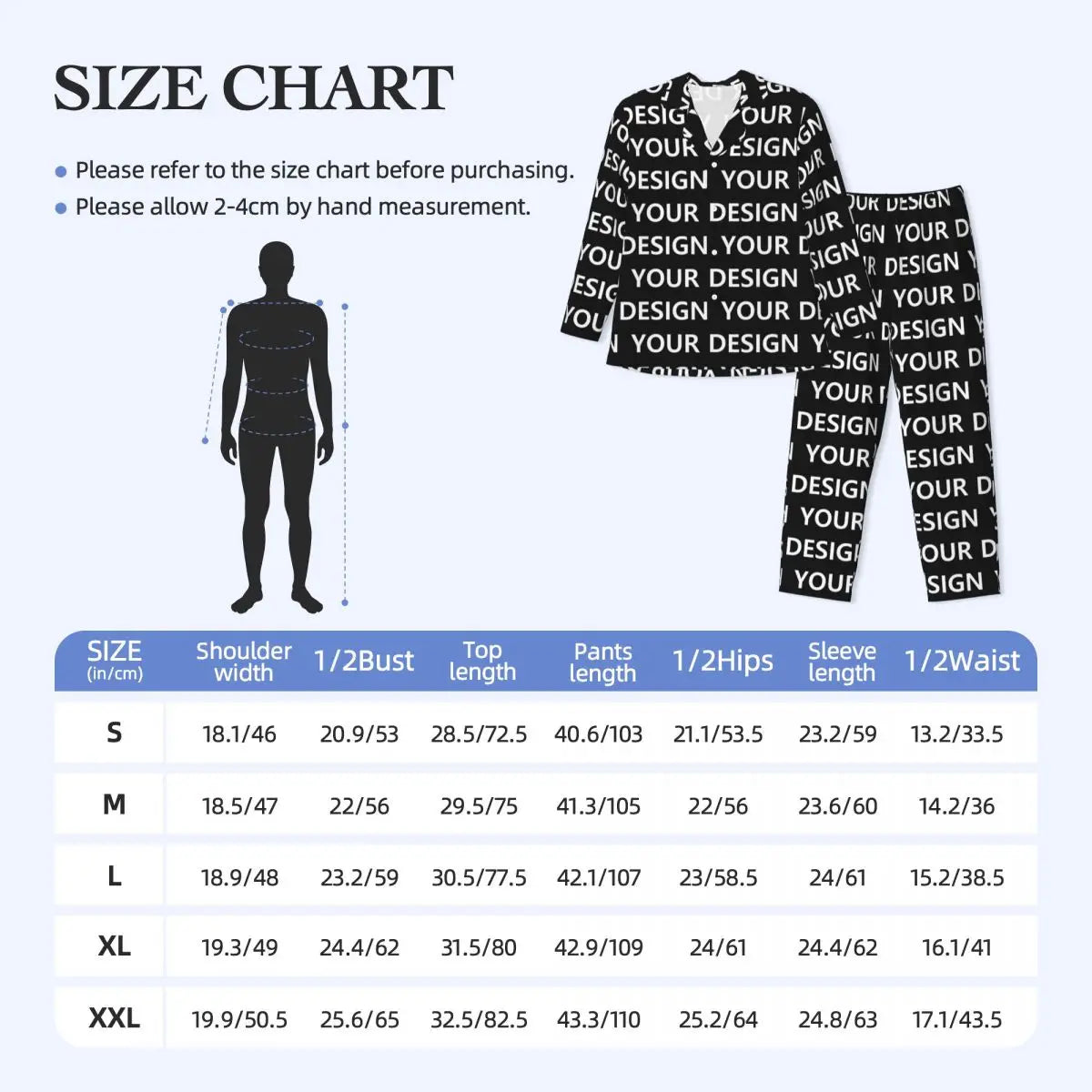 Pajamas Mens Add Design Room Sleepwear Custom DIY Made Your Image Two Piece Loose Pajama Sets Long Sleeves Oversized Home Suit