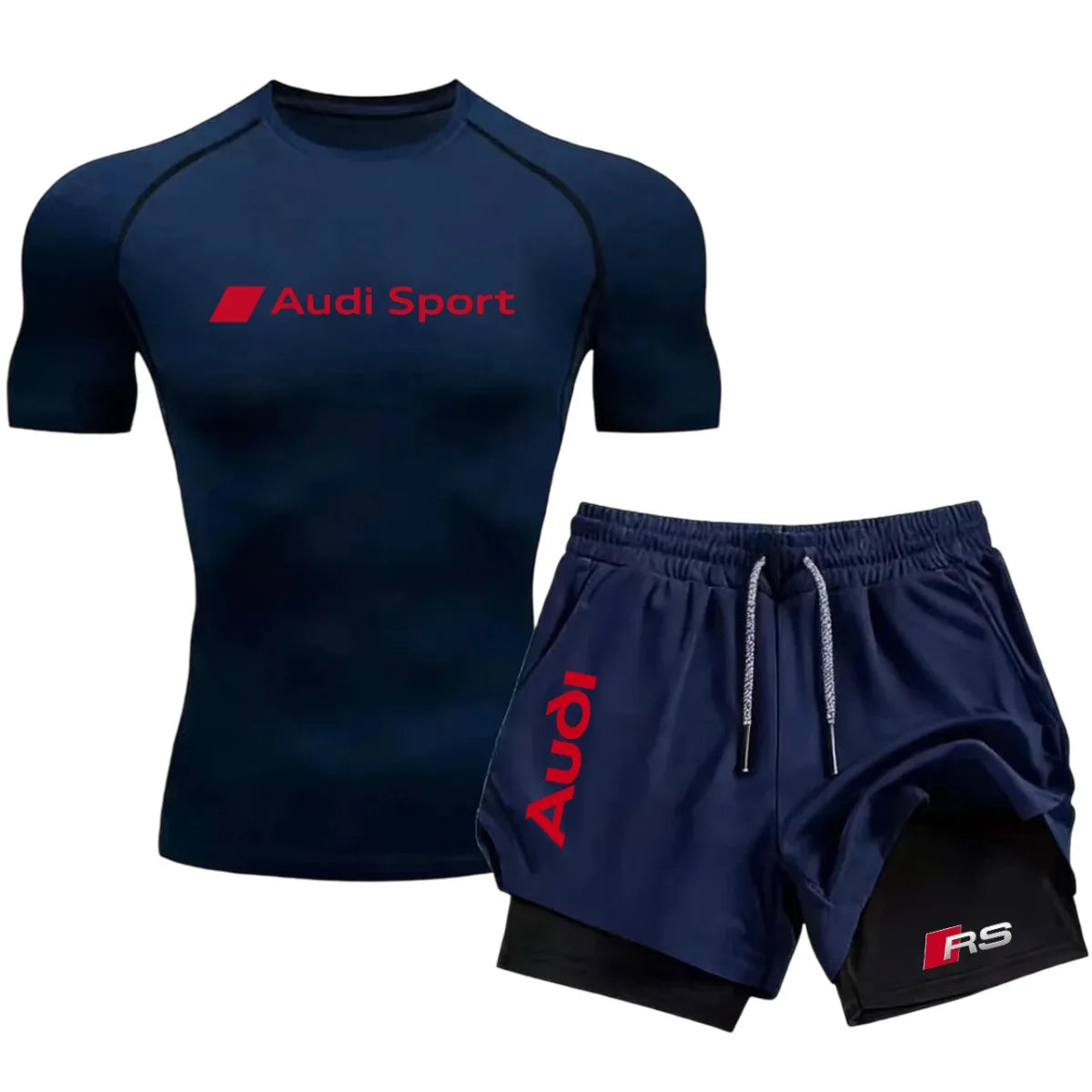 Men's Tight Sports Outfit Suit - Quick-Drying Sports Clothing - Fitness Running - Gym Fashion Sports Outfit - Training Sports Ou