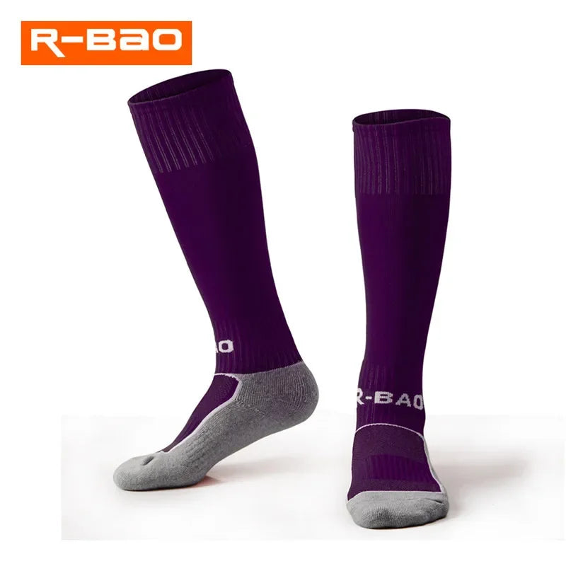 Kids Soccer Socks Boys Girls Knee High Long Sport Compression Football Socks Youth Big Children 3-7 8-13 Years Old