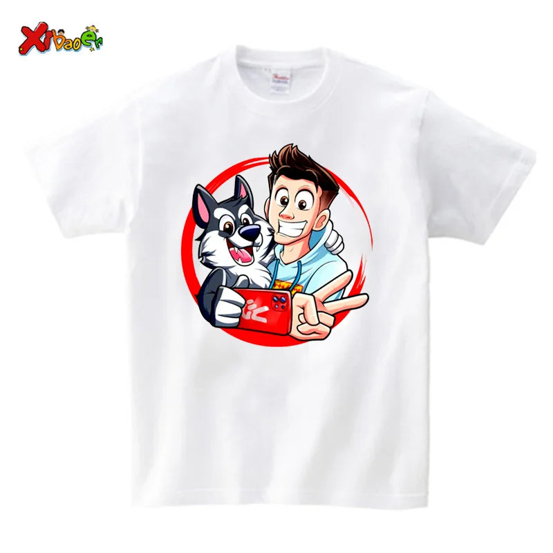 Kids Shirt Teen Boys Shirts Youth Toddler Tee T Shirt for Kids Boy 10 Years Children Clothes Outfit Girl T-shirts Child Clothing