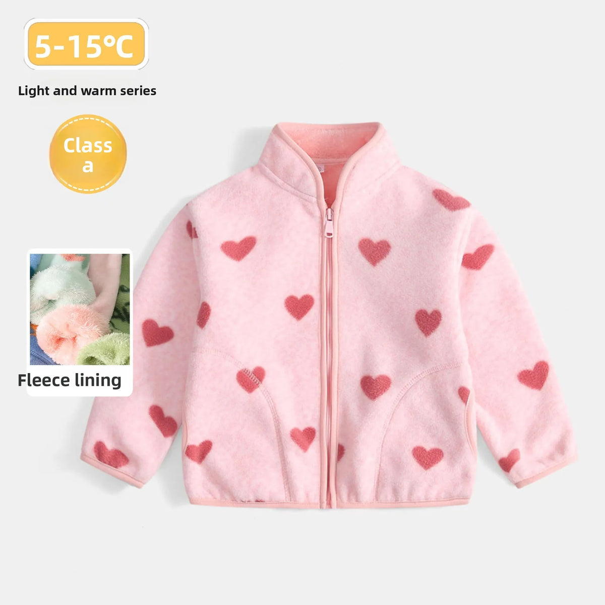 Kids Jackets Boys Winter Coat Animal Cartoon Print Fleece Warm Outwear Kids Coats Children's Jackets Zipper Kids Winter Clothes