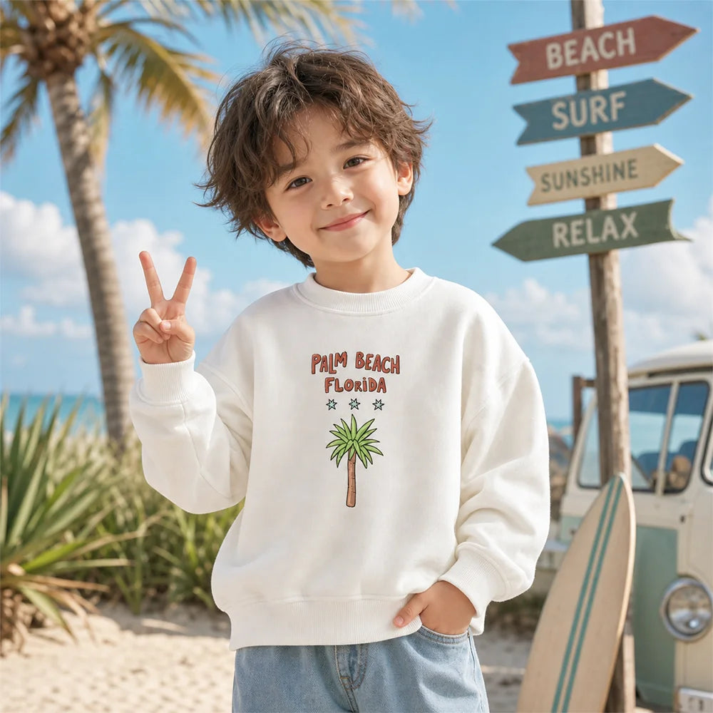 Girls Toddler Cartoon Fashion Sweatshirt Casual Loose Printed Autumn Winter Outer Wear New Design Comfortable Clothing for Boys