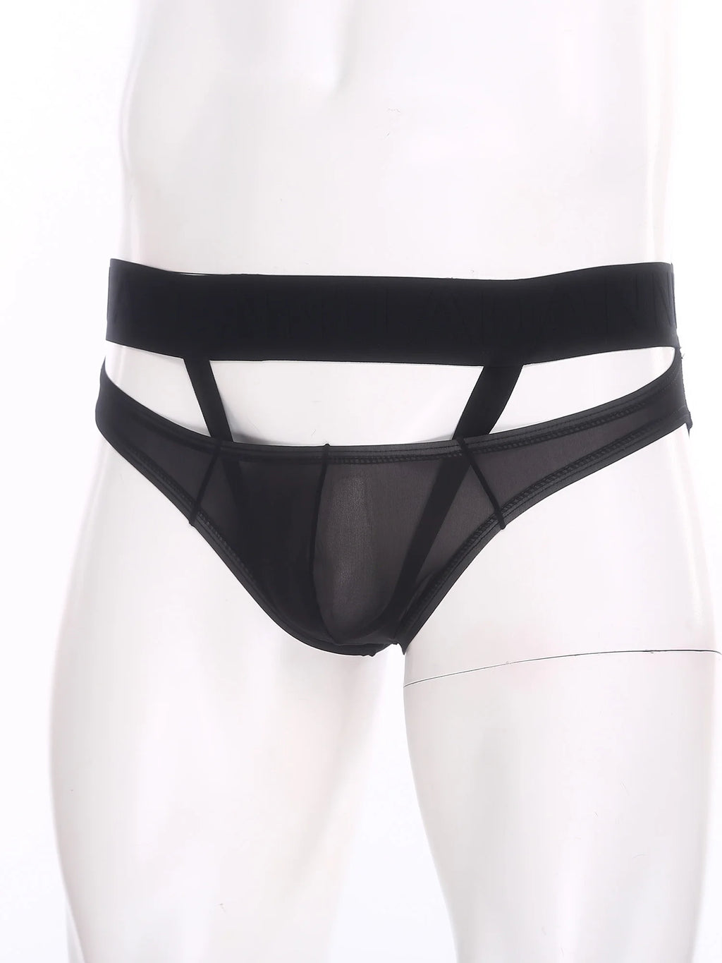 Swimwear Mens Low Rise Sheer Briefs Comfortable Mesh Underwear Breathable Mesh Sheer Cutout Bulge Pouch Jockstrap Panties
