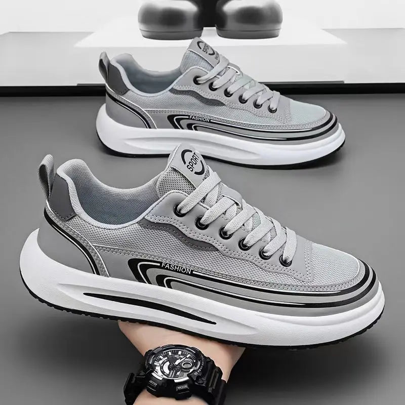 Mens Casual Sport Shoes Loafers Summer Breathable Mesh Tennis Sneakers Outdoor Non‑Slip Lightweight Running Shoes Zapatos Hombre