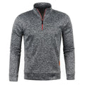 Men Sweatshirts Spring Thicker PulloverHalf Zipper Pullover for Male Hoody Man Sweatshir Autumn Solid Color Turtleneck Sweaters