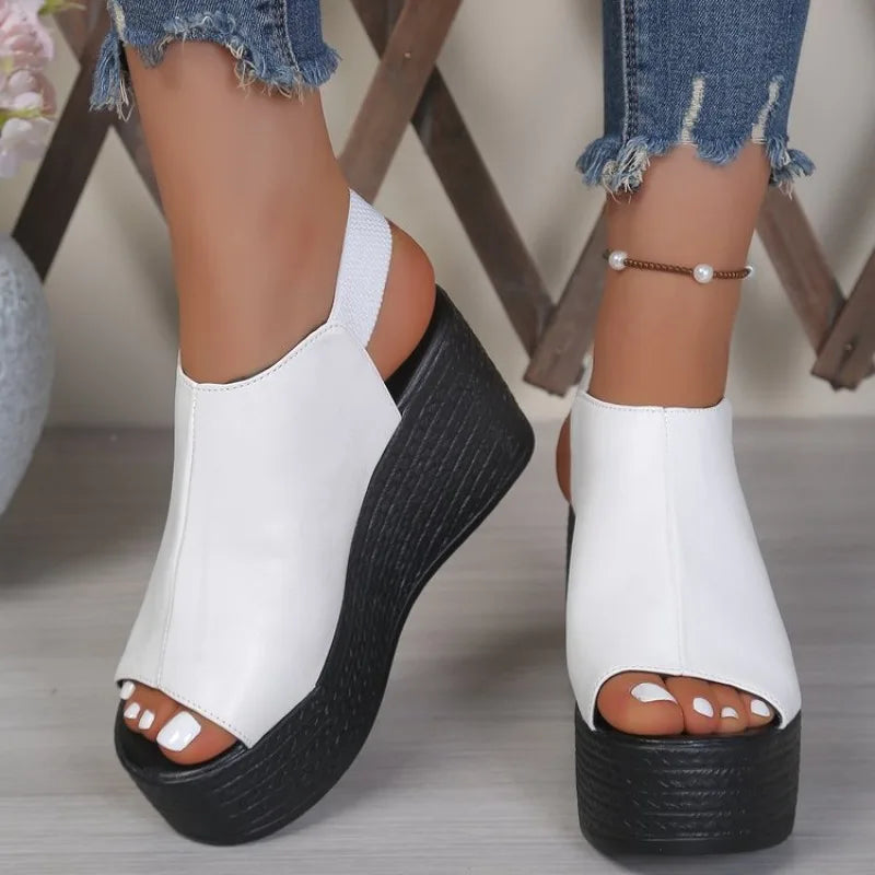 Women Sandals Summer  Wedge Sandals Women  New  High Heels Shoes Sexy Open Toe Elegant Sandals
