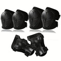 6pcs Kids' Sports Protective Gear Set for Ages 3-8 - Knee Pads, Elbow Guards, Durable PE Material, Shock Absorbent