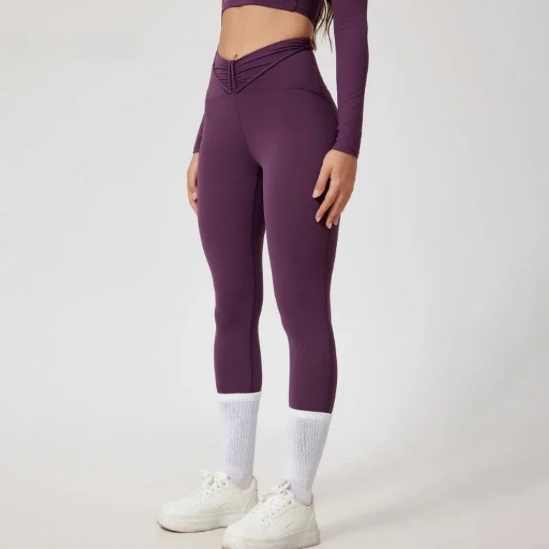 Yoga Leggings Compression Sports Pants Gym Fitness Tights Women's High Waist Hip Push Up Leggings Sportswear Gym Clothing Women