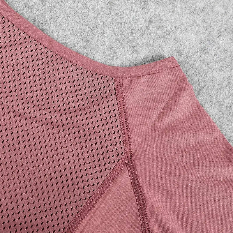 Women's Sports Wear Fitness Running Jogging Gym T-Shirt Long/Short Sleeve Yoga Top Workout Shirt Female Active Wear