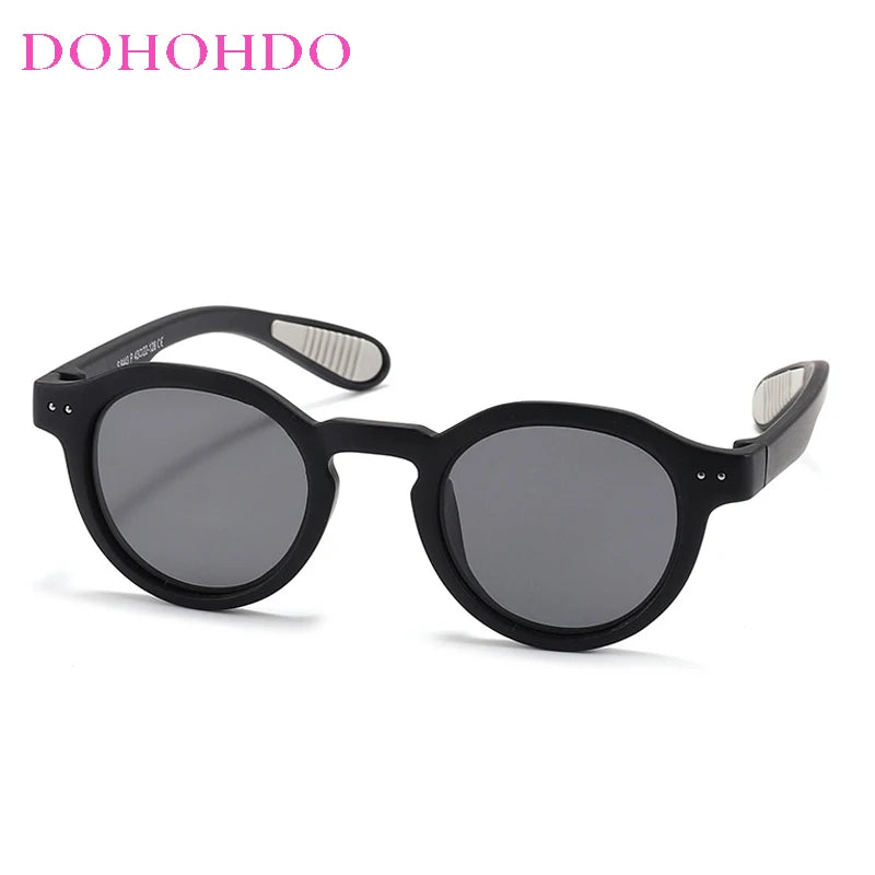 3-12 Years Kids Sunglasses Fashion Children Polarized Sun Glasses Boys Girls Glasses Silicone Safety Baby Shades UV400 Eyewear
