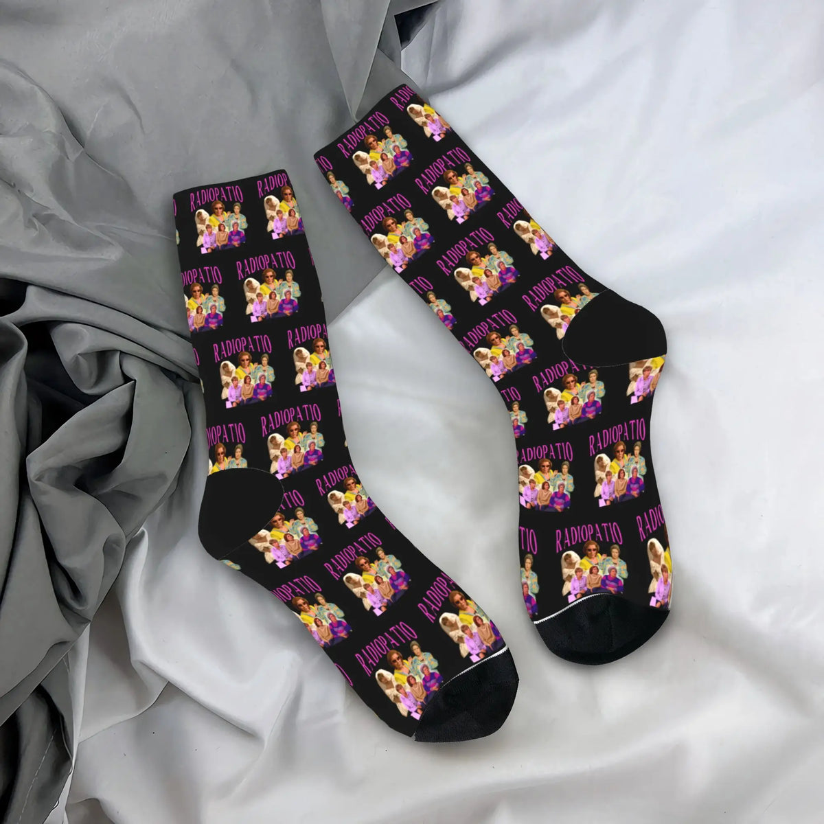 Aquí No Hay Quien Viva Socks  Design Stockings Non Slip Adults Men Socks Medium Soft Winter Elegant Running Sports Socks