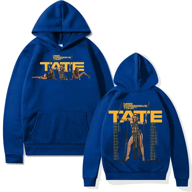 Tate McRae Miss Possessive Tour 2025 Hoodie Men Women Clothes Fashion New Sweatshirts Oversized Pullover Trendy Y2K Casual Hoody