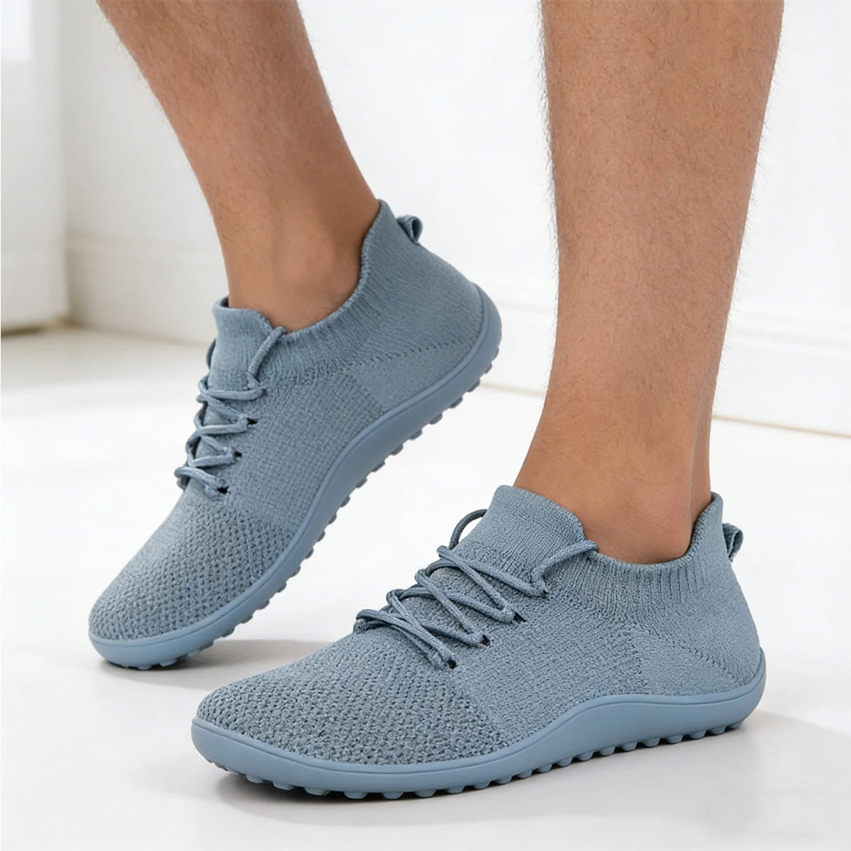 Lightweight Comfortable Barefoot Shoes for Men Casual Breathable Shoes Outdoor Sports Shoes for Hiking Trekking Mountaineering