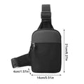Men's Chest Bag Fashion Small Canvas Shoulder Crossbody Bags For Man Mini Cloth Sling Sport Cross Phone Male Handbag