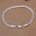 Fashion Gold Or 925 Sterling Silver 5mm Men Jewelry Charm Women Lady Chain Bracelets Wedding Party Gifts