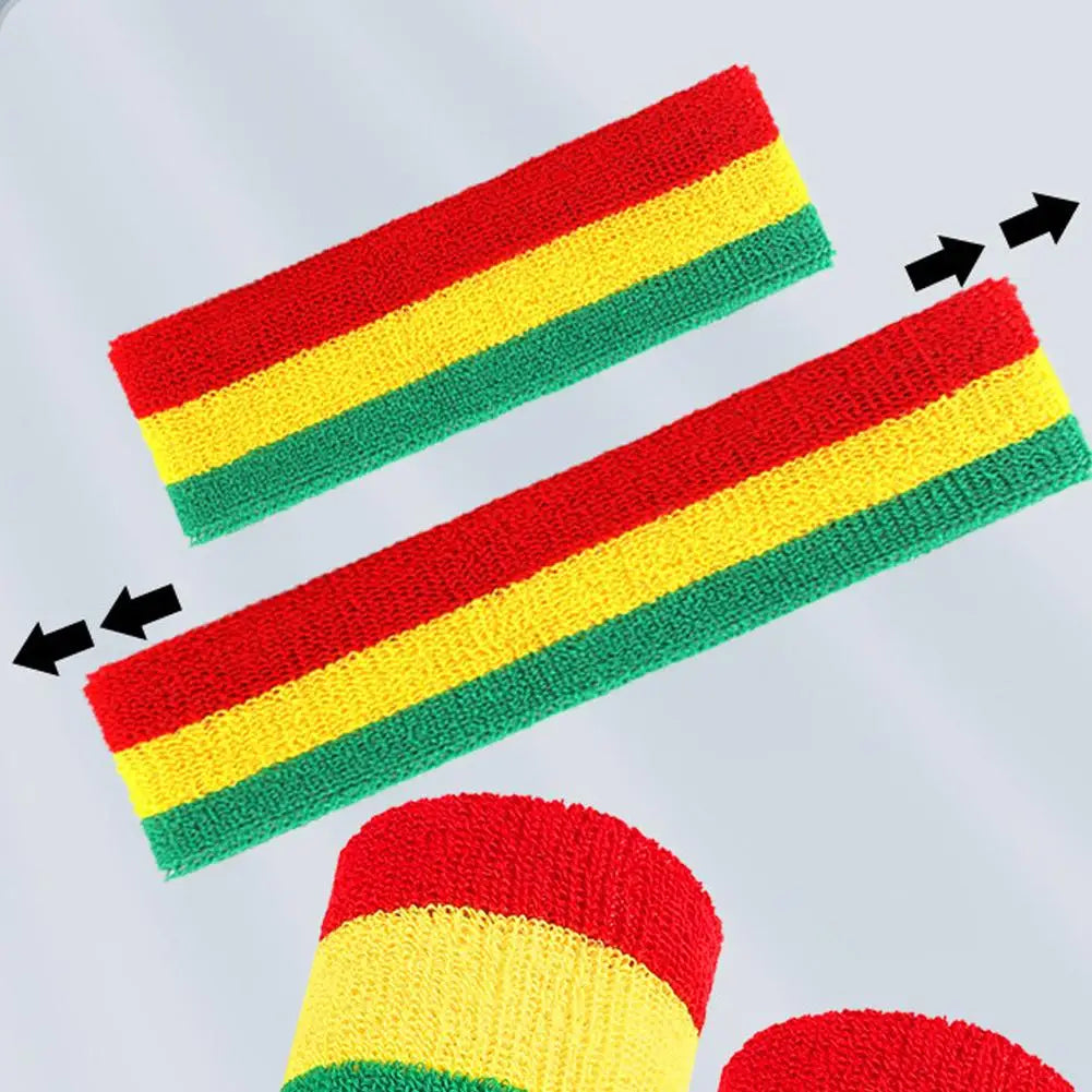 Sweat Band Headband Wristbands Hot Athletic Warm Headscarf Towel Headband Sports Equipment For Basketball, Tennis, And Badminton