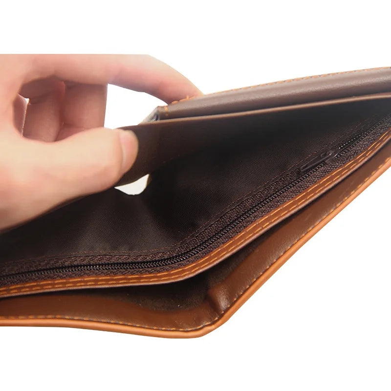 Men's Wallets Luxury Alligator Pattern Men Money Bag Safe Clutch Bag Business Style Male Money Purse Card Fashion Casual Holder